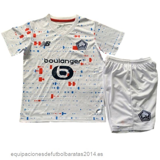 Nuevo 2ª Conjunto De Niños Lille 23/24 Blanco Baratas